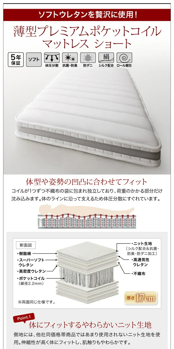 お客様組立 クローゼット跳ね上げベッド aimable エマーブル ベッドフレームのみ 縦開き セミシングル ショート丈 深さラージ
