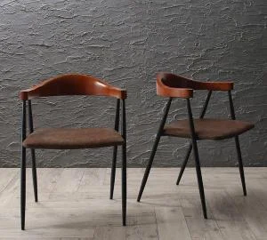 ヴィンテージ インダストリアルデザイン ダイニング Almont オルモント 5点セット(テーブル+チェア4脚) W120