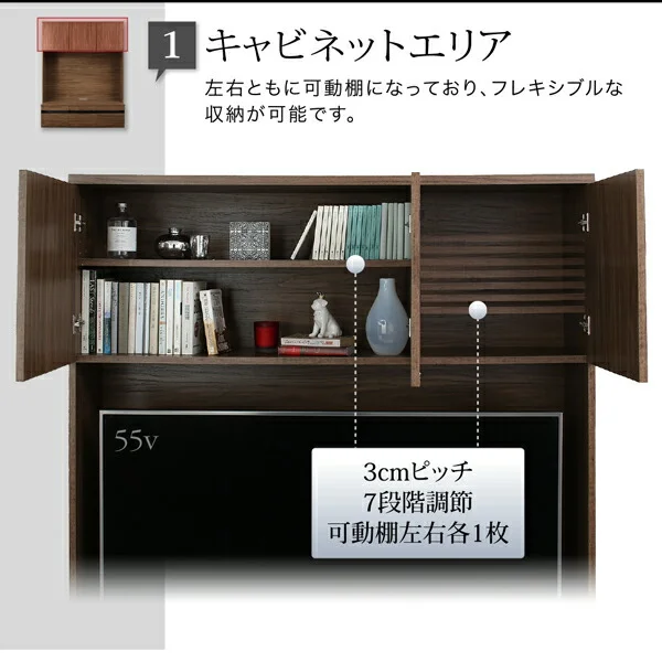 ハイタイプテレビボードシリーズ Glass line グラスライン テレビボード
