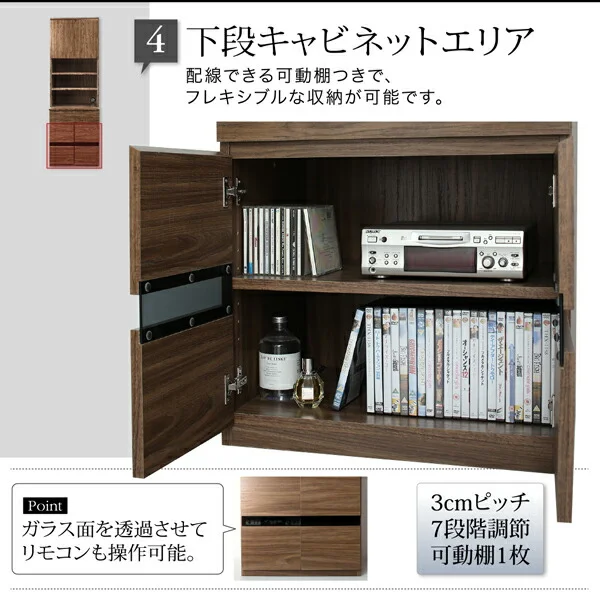 ハイタイプテレビボードシリーズ Glass line グラスライン テレビボード