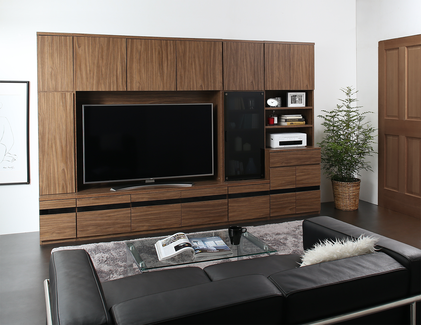 ハイタイプテレビボードシリーズ Glass line グラスライン テレビボード