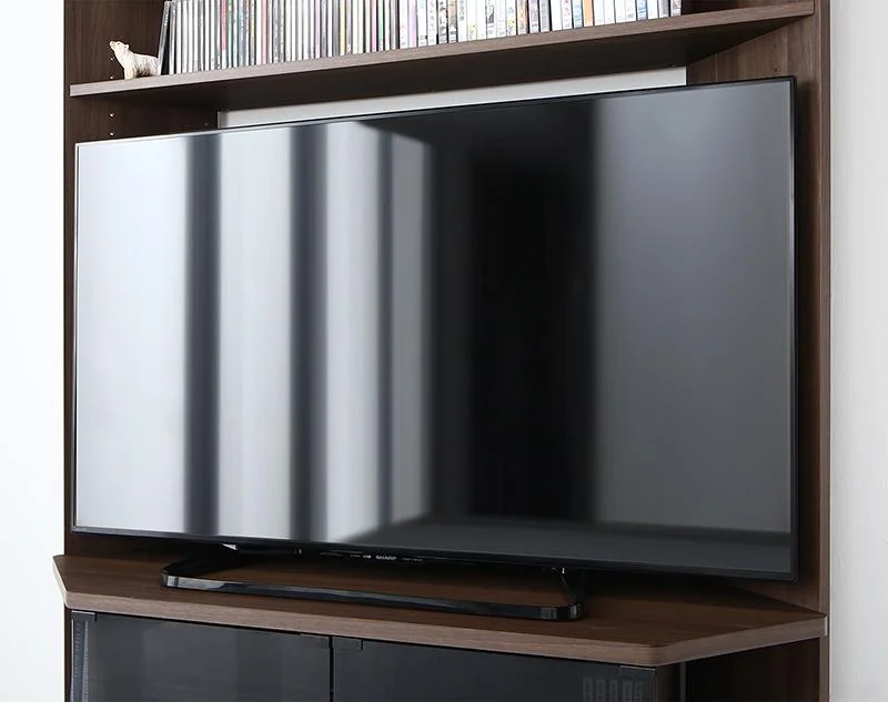 ハイタイプコーナーテレビボード ガイド Guide 2点セット(テレビボード+キャビネット)