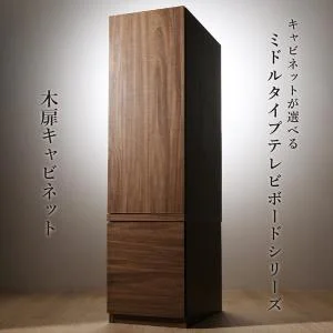 ミドルタイプテレビボードシリーズ city sign シティサイン 3点セット(テレビボード+キャビネット×2) ガラス扉