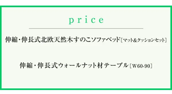 16色から選べる 伸縮・伸長式北欧天然木すのこソファベッド Exii エグジー マット&クッションセット 2P-3.5P