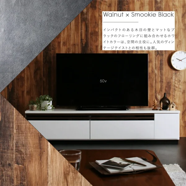 国産完成品デザインテレビボード Willy ウィリー 120cm
