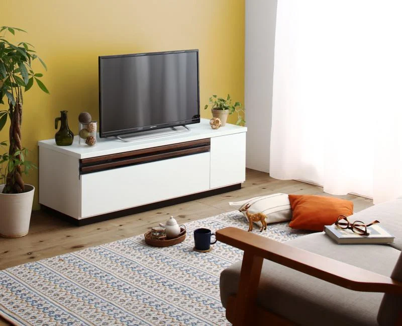 国産完成品デザインテレビボード Willy ウィリー 120cm