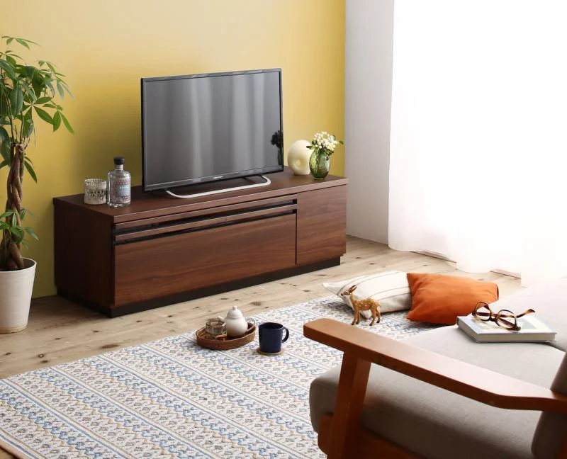 国産完成品デザインテレビボード Willy ウィリー 120cm