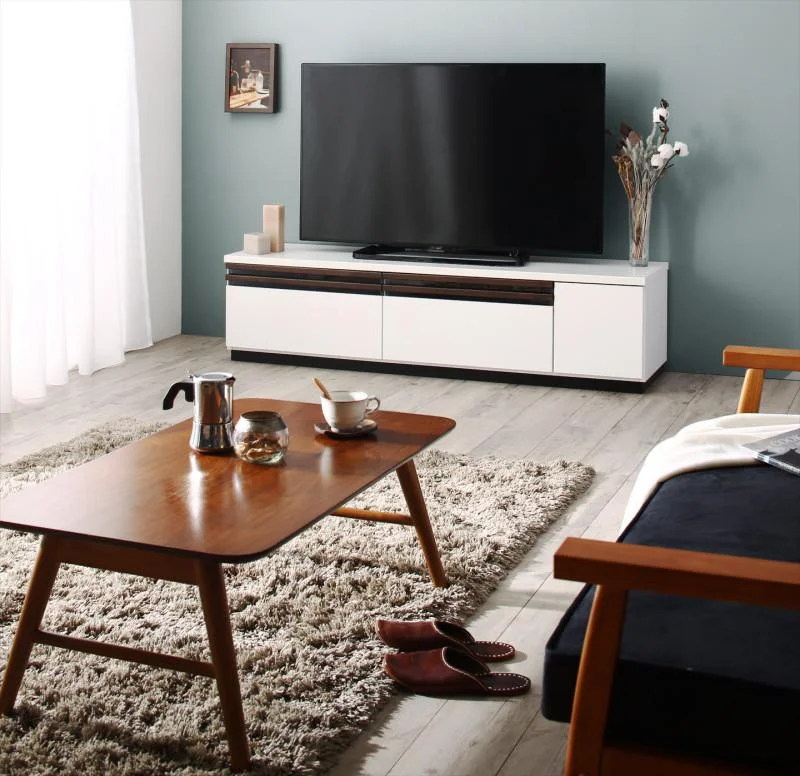 国産完成品デザインテレビボード Willy ウィリー 120cm
