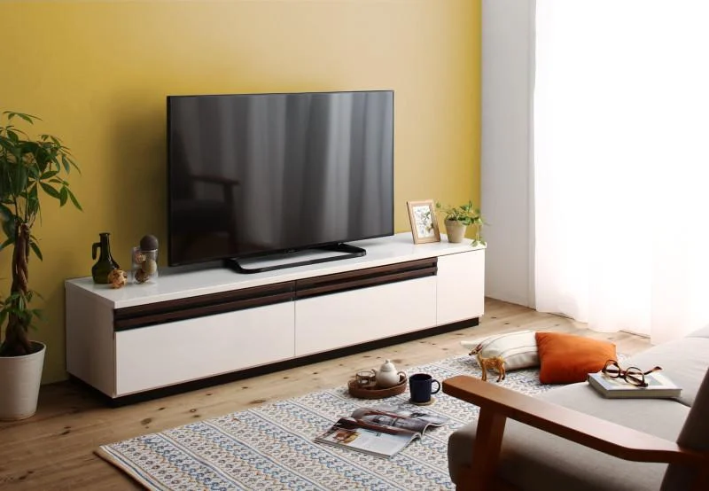 国産完成品デザインテレビボード Willy ウィリー 120cm