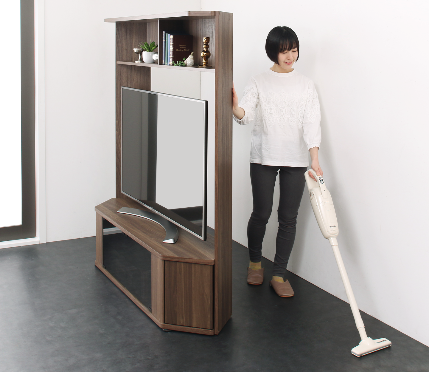 大型テレビ65V型まで対応 ハイタイプテレビボード XX ダブルエックス