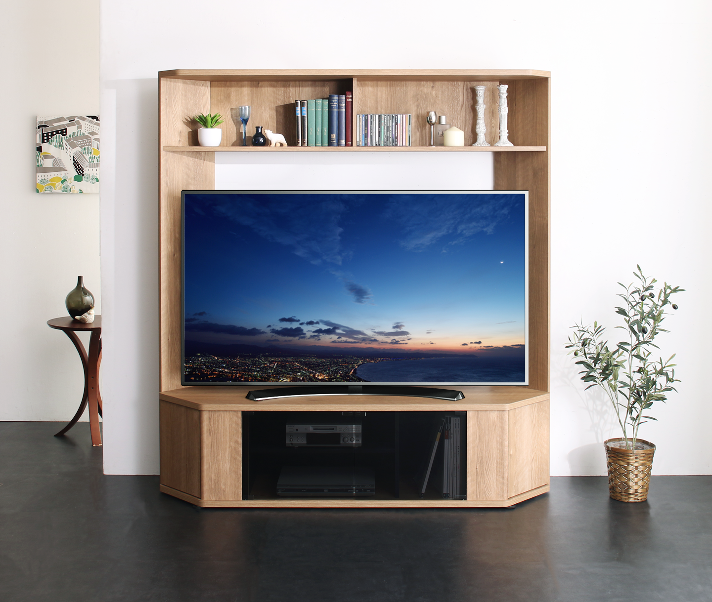 大型テレビ65V型まで対応 ハイタイプテレビボード XX ダブルエックス