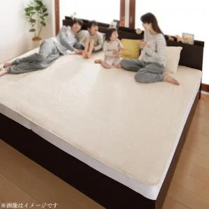 世界の今治タオル 綿100%　家族のためのコットンタオルシリーズ  敷きパッド キング
