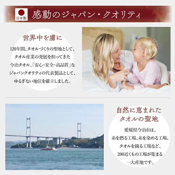 今治生まれの 綿100％ 洗える ふっくらタオルの贅沢カバーリング 和やか 掛け布団カバー ダブル