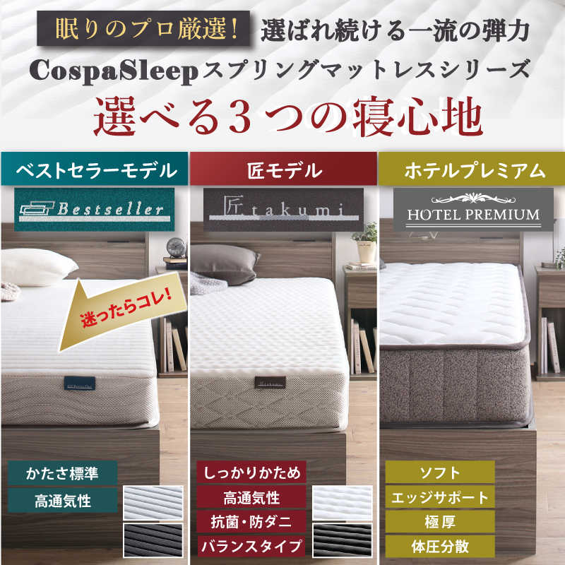 棚・コンセント付収納ベッド Milliald ミリアルド ベッドフレームのみ シングル