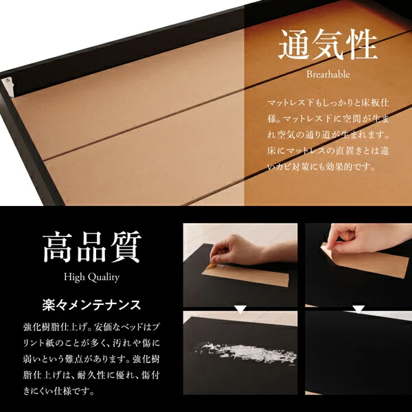 新生活おすすめの10億円売れたフロアベッドシリーズ ベッドフレームのみ ヘッドレス シングル