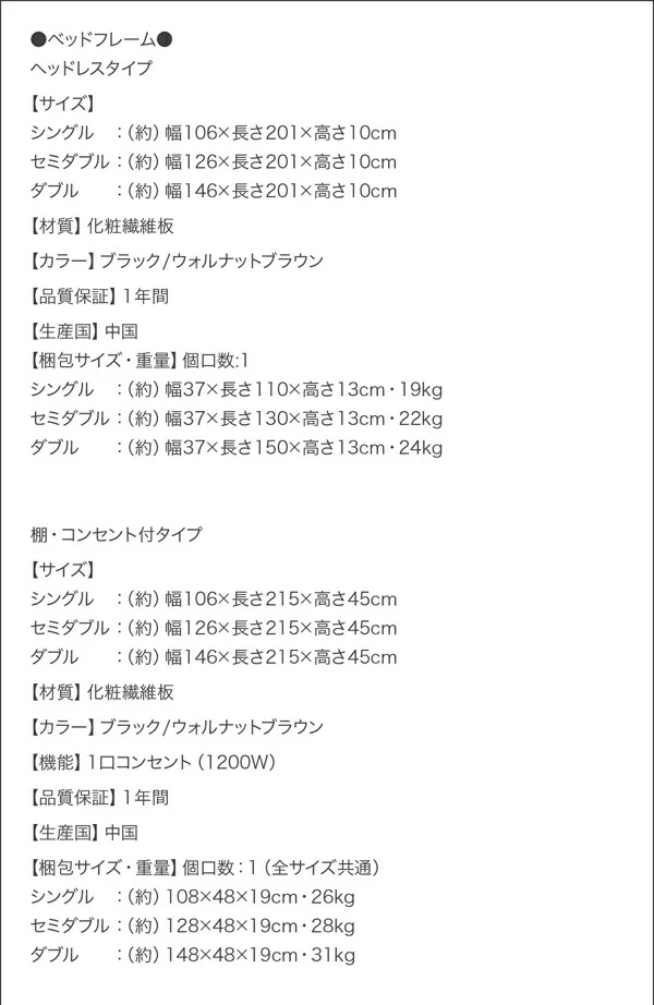 新生活おすすめの10億円売れたフロアベッドシリーズ ベッドフレームのみ ヘッドレス シングル