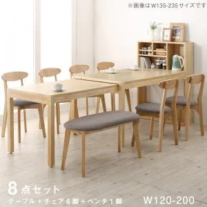 テーブルトップ収納付き　スライド伸縮テーブル　ダイニング Tamil タミル ダイニングテーブル W120-200