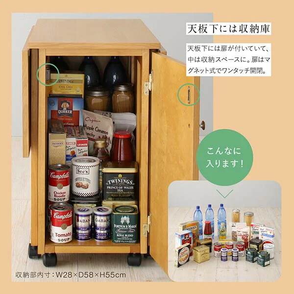 収納庫付き両側バタフライ天板コンパクト伸縮ダイニング Salute サルーテ 5点セット(テーブル+チェア4脚) W40-100