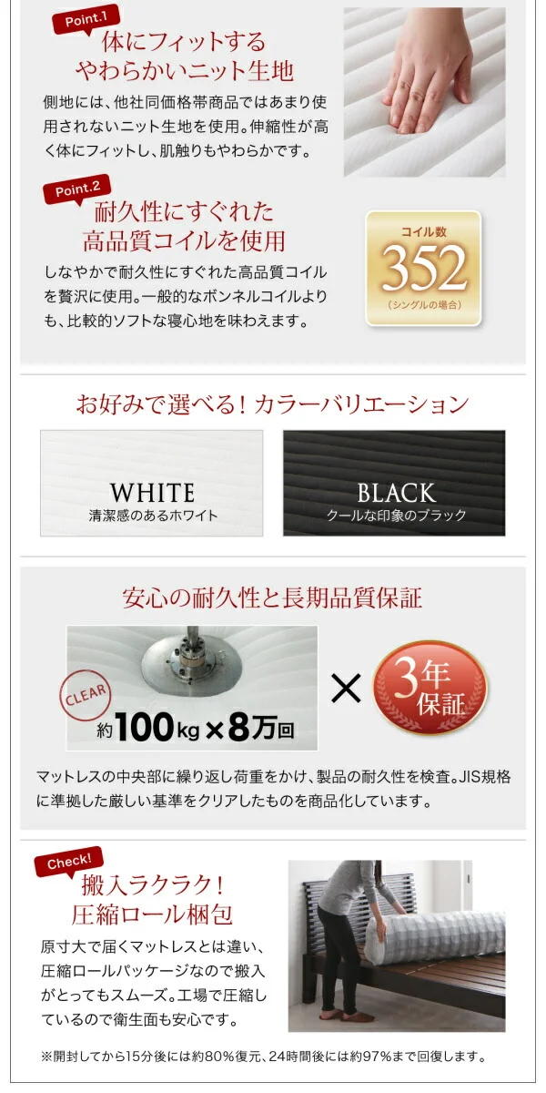 棚コンセント付き ツイン連結すのこファミリーベッド Famine ファミネ ベッドフレームのみ ワイドK200
