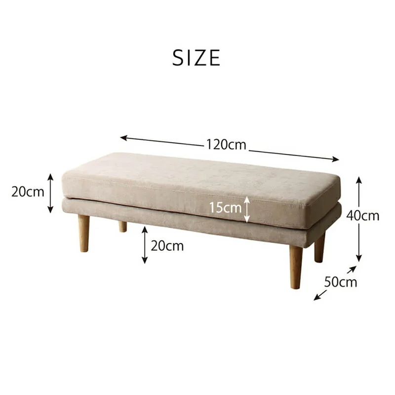 ダイニング ベンチ 120/1811_18 K-Sofa_Bench_FB 2P