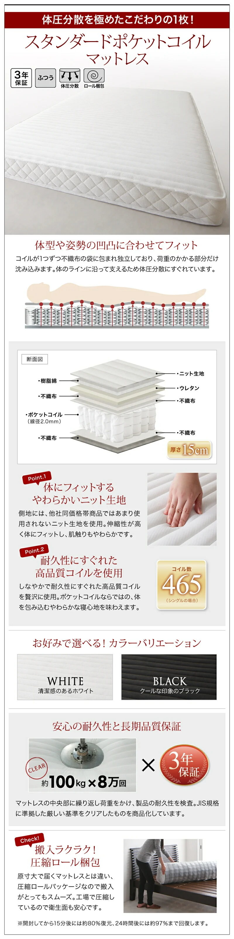 跳ね上げベッド 大容量収納／プロストル2