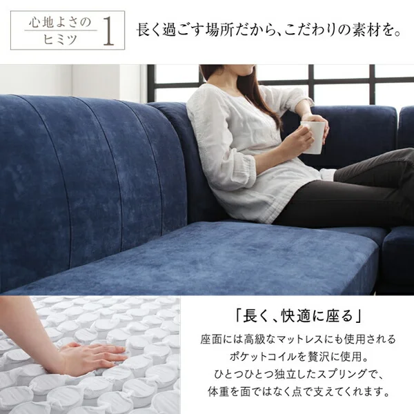 高さ調節可能 3段階伸長式 大型こたつソファダイニング Escher エッシャー 4点セット(テーブル+2Pソファ1脚+1Pソファ1脚+コーナーソファ1脚) W120-180