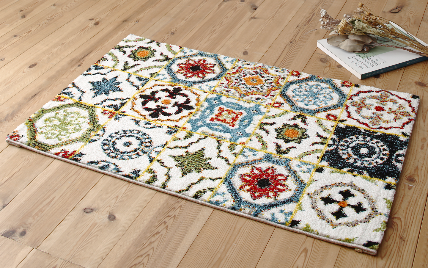 9つのデザインから選べる 抗菌防臭 ウィルトン織り玄関マット Corsica コルシカ 50×80cm