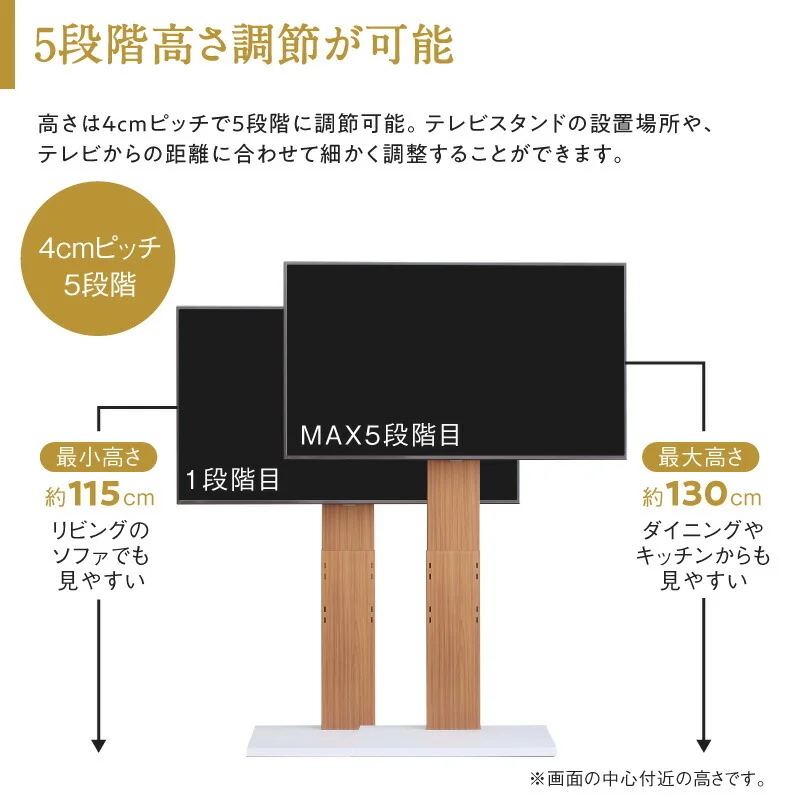 壁掛け風テレビ台 Stand-TV スタンドTV ロータイプ