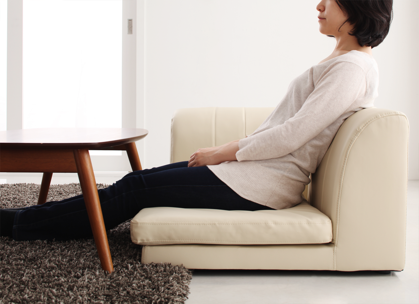 ローソファー コーナー フロアソファー／1902_14 SP floor corner sofa 1P×3+コーナー