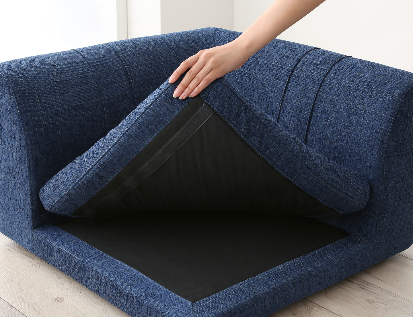 ローソファー コーナー フロアソファー／1902_14 SP floor corner sofa 1P×3+コーナー