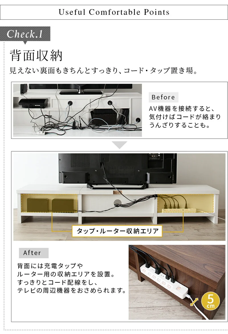 テレビ台 ローボード テレビボード/1904_01 分割ローボード 幅150 高さ28