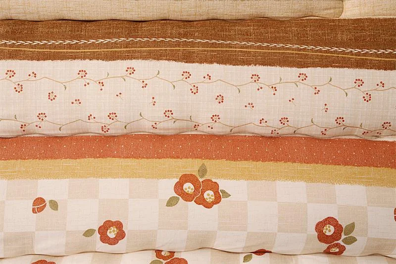 和レトロこたつ布団 春万知 はるまち 掛布団&敷布団2点セット 正方形(80×80cm)天板対応