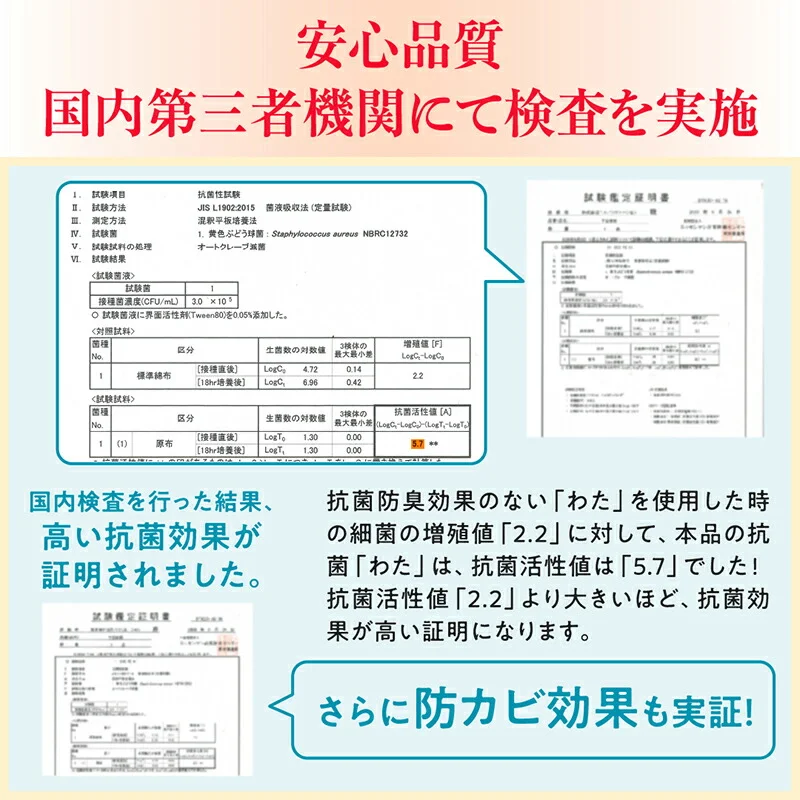 カバー付き　抗菌防臭防カビ　中空ポリエステル綿　布団7点セット シングル レギュラー丈