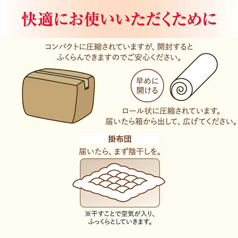 カバー付き　抗菌防臭防カビ　中空ポリエステル綿　布団7点セット シングル レギュラー丈
