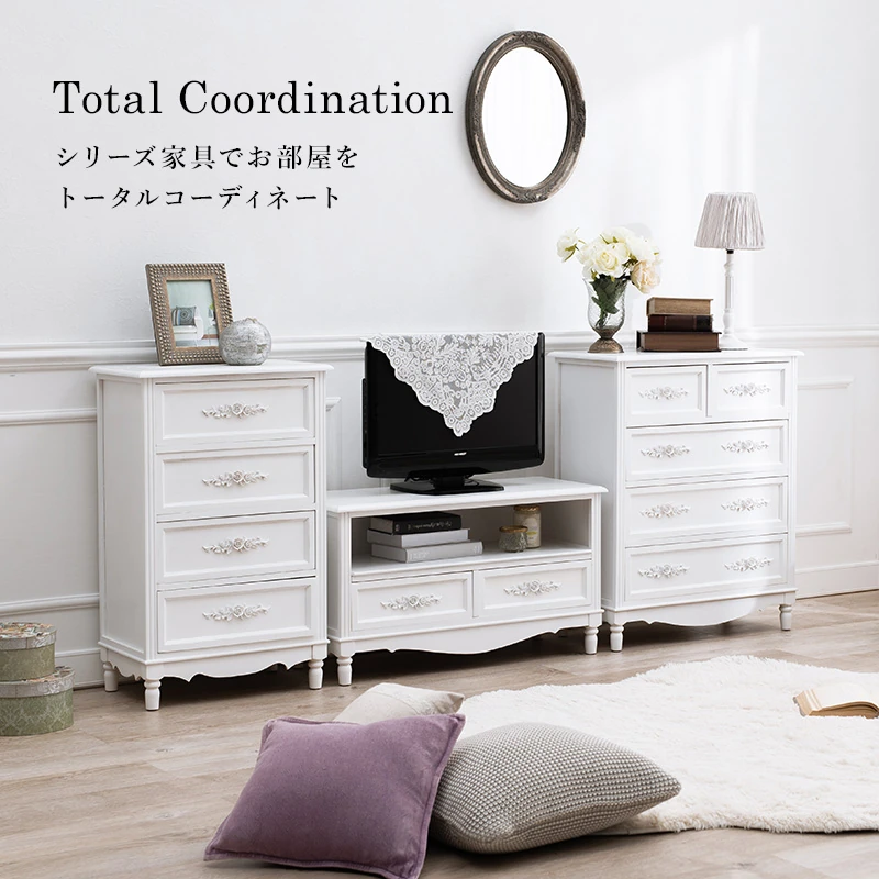TV台-MTV-浮き彫り 80×33×45cm