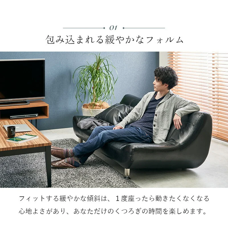 ソファ(ライノス 2.5) 2.5P 組立設置付