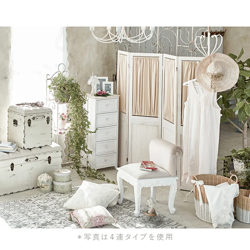 パーテーション-MS-ギャザーカーテン 40×148cm×3連