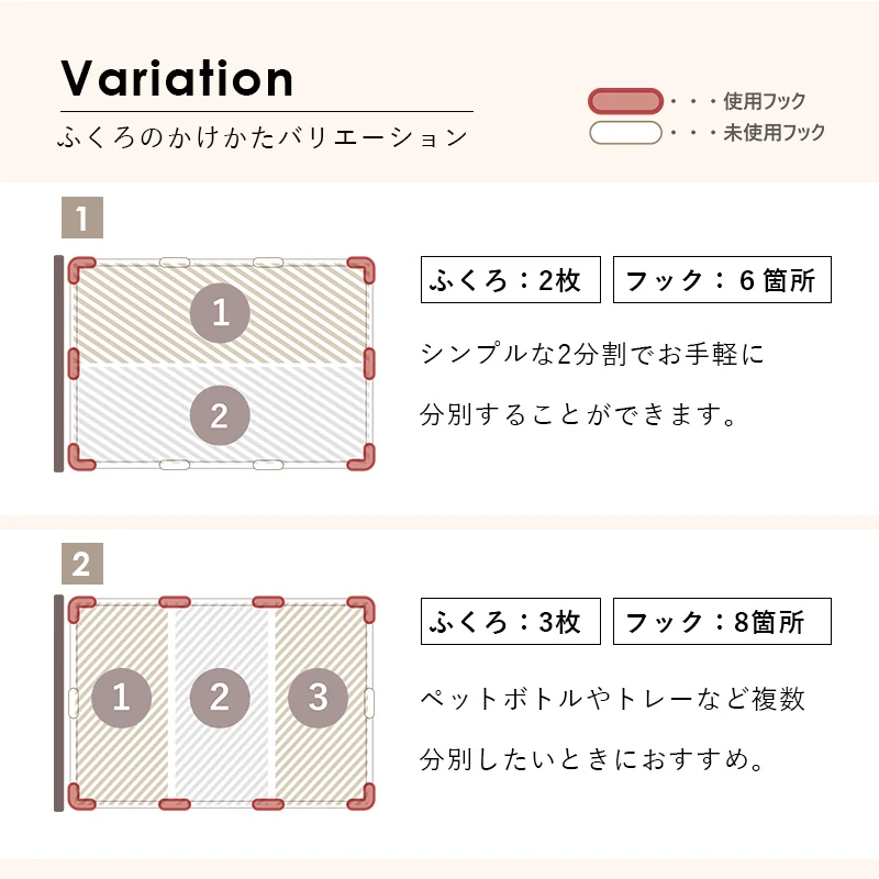 分別ごみ箱ラック-RUD