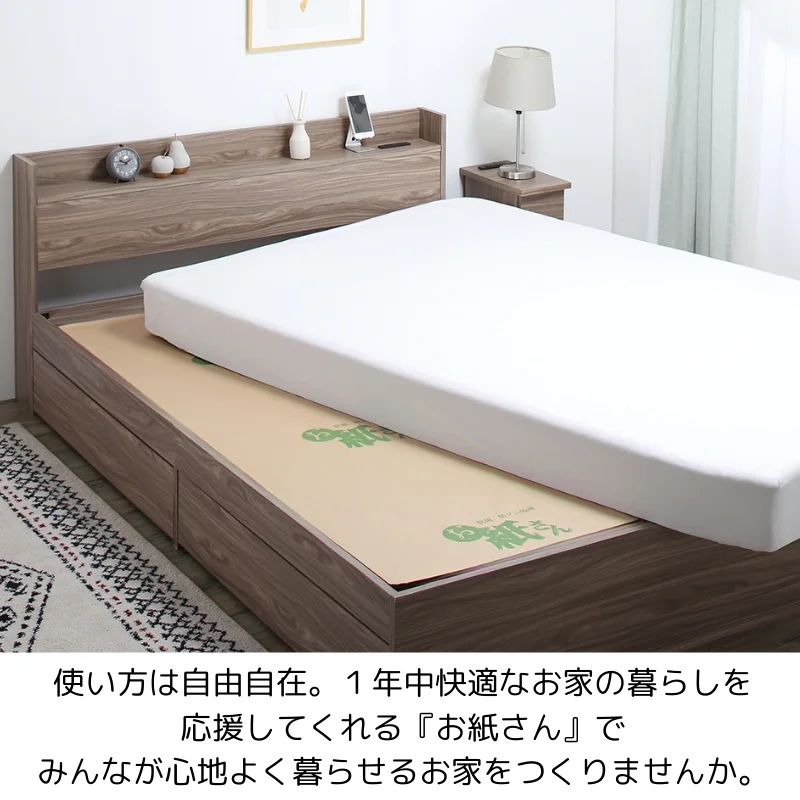 抗菌効カビ敷物用保護シート お紙さん 3帖用（101×280×2枚）