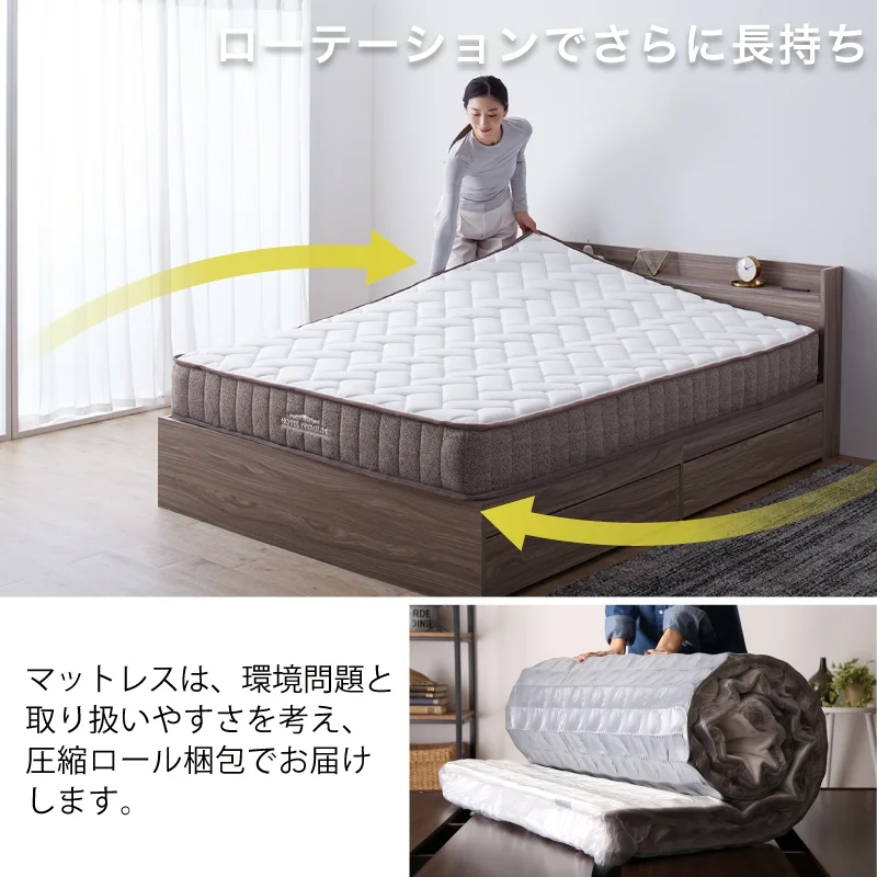 CospaSleep スプリングマットレスシリーズ ベストセラーモデル シングル マットレスカラー ホワイト